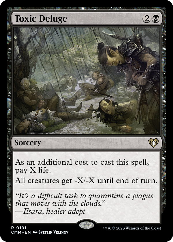 Toxic Deluge (CMM-191) - Commander Masters Foil