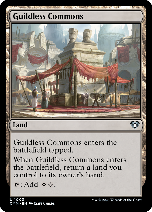 Guildless Commons (CMM-1003) - Commander Masters