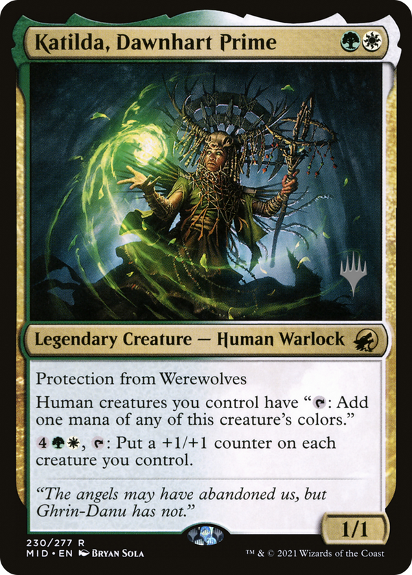 Katilda, Dawnhart Prime (PPMID-230) - Innistrad: Midnight Hunt Promos