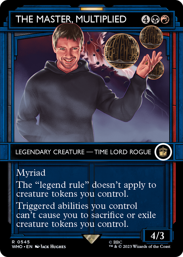 The Master, Multiplied (Showcase) (WHO-545) - Doctor Who: (Showcase) (Borderless) Foil