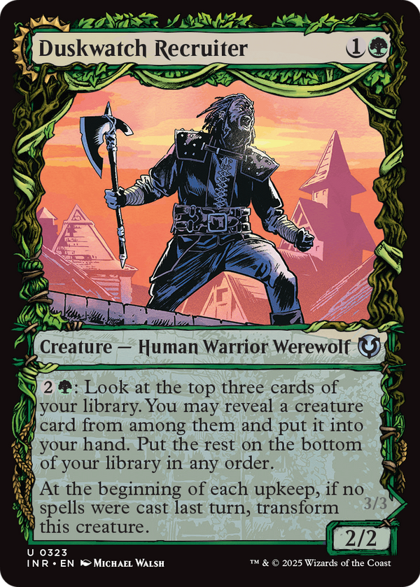 Duskwatch Recruiter (Showcase) (INR-323) - Innistrad Remastered: (Showcase) Foil