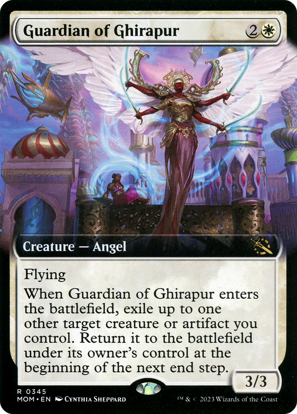 Guardian of Ghirapur (Extended Art) (MOM-345) - March of the Machine: (Extended Art) Foil