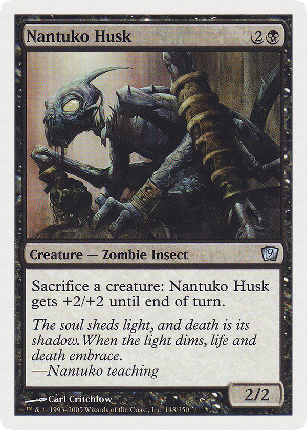 Nantuko Husk (9ED-148) - 9th Edition Foil