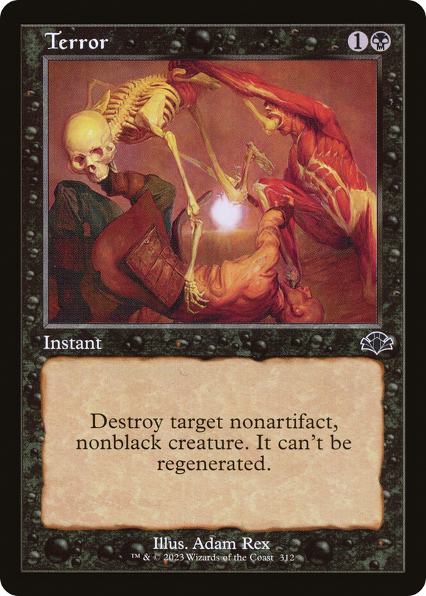 Terror (Retro Frame) (DMR-312) - Dominaria Remastered Foil
