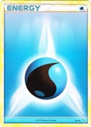 Water Energy (#29)  HGSS Trainer Kit Gyarados & Raichu - Common