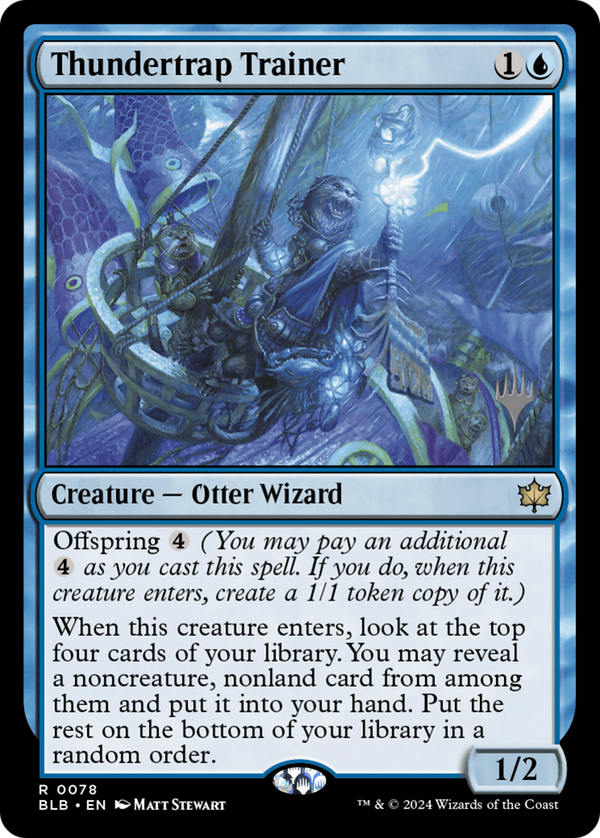 Thundertrap Trainer (PPBLB-078) - Bloomburrow Promos Foil