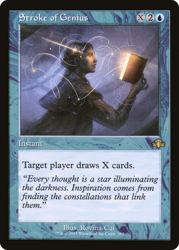 Stroke of Genius (Retro Frame) (DMR-293) - Dominaria Remastered Foil