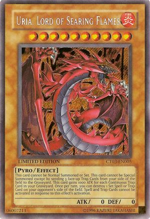 Uria, Lord of Searing Flames (CT03-EN005) - 2006 Collectors Tin Limited