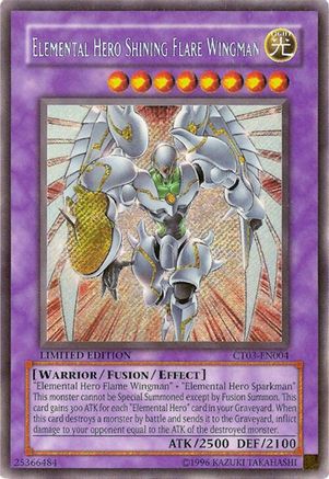 Elemental HERO Shining Flare Wingman (CT03-EN004) - 2006 Collectors Tin Limited