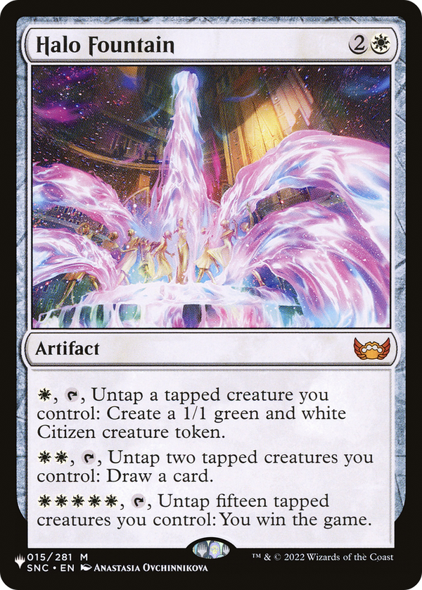 Halo Fountain (LIST-SNC-15) - The List Reprints