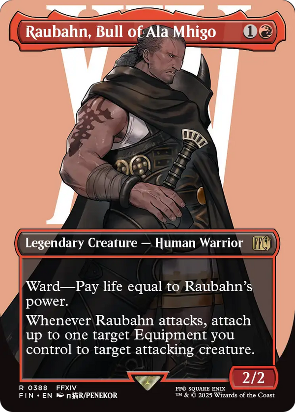 Raubahn, Bull of Ala Mhigo (Borderless) (FIN-388) - FINAL FANTASY
