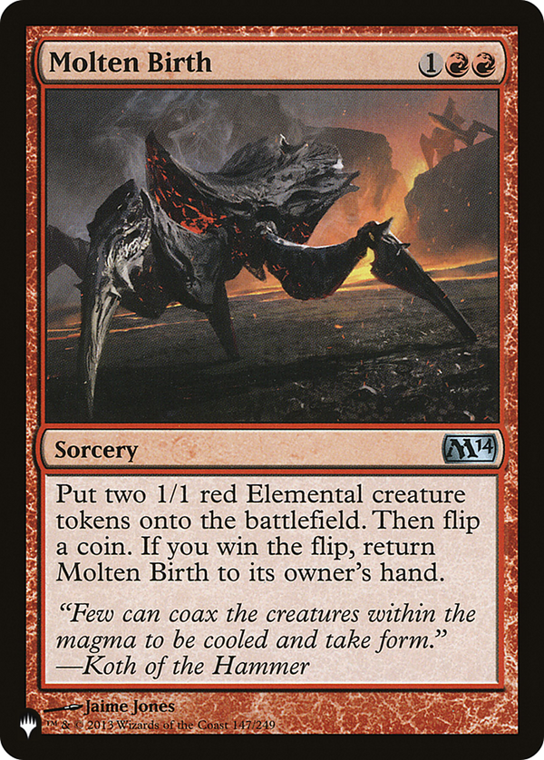 Molten Birth (LIST-M14-147) - The List