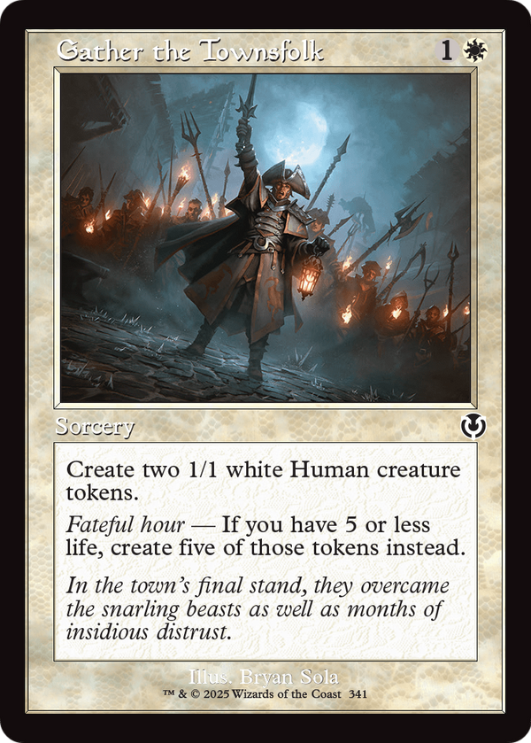 Gather the Townsfolk (Retro Frame) (INR-341) - Innistrad Remastered