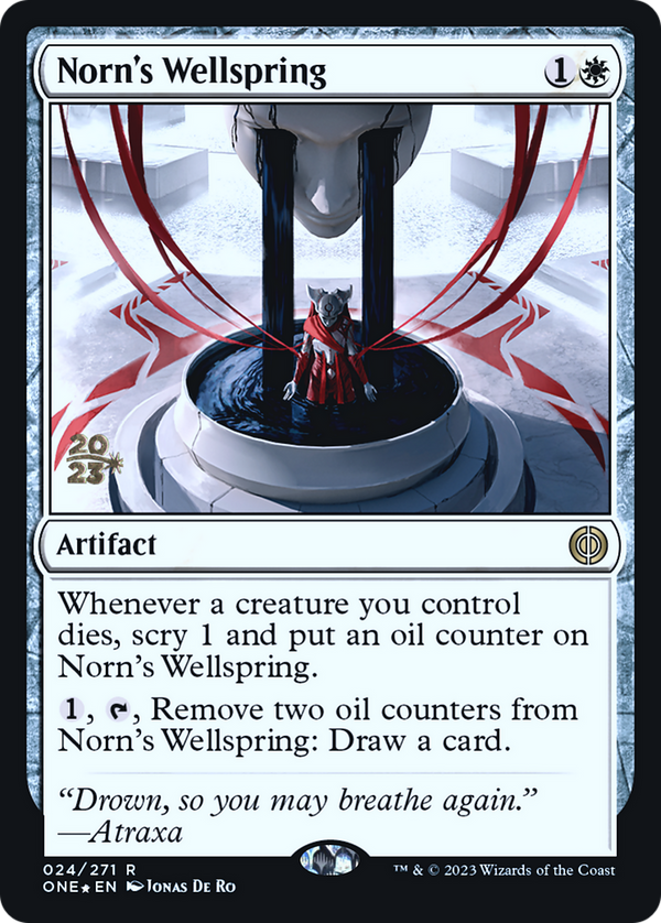 Norn's Wellspring (PRE-024) - Phyrexia: All Will Be One Promos Foil