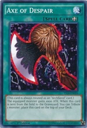 Axe of Despair (YS14-EN026) - Super Starter: Space-Time Showdown 1st Edition