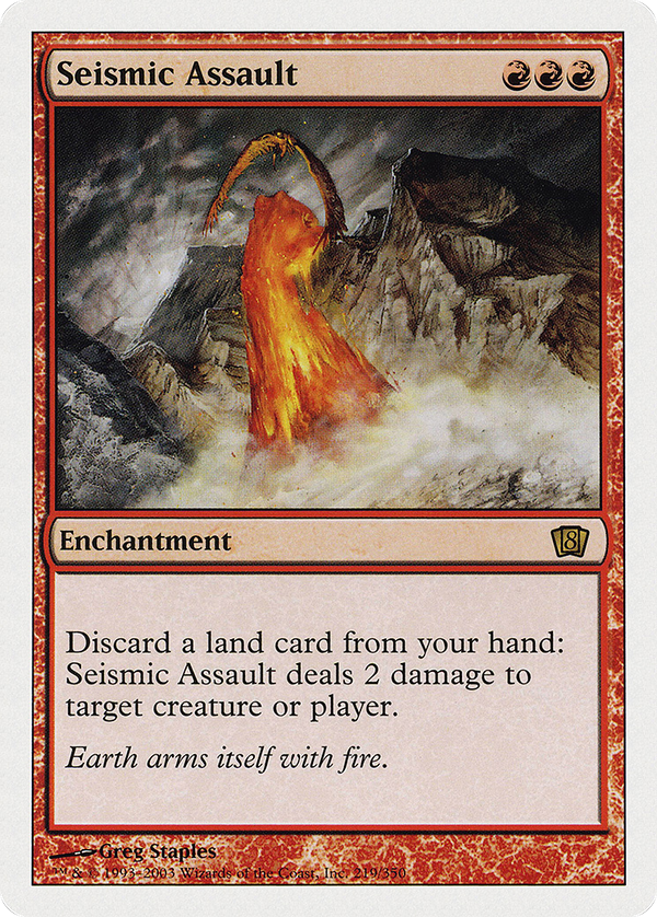 Seismic Assault (8ED-219) - 8th Edition Foil