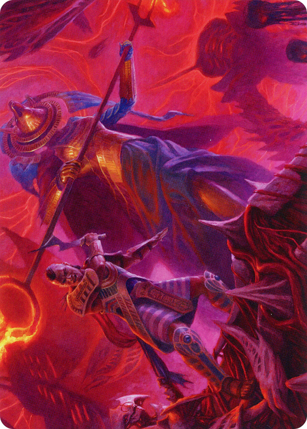 Djeru and Hazoret // Djeru and Hazoret (AMOM-044) - March of the Machine Art Series (Borderless)