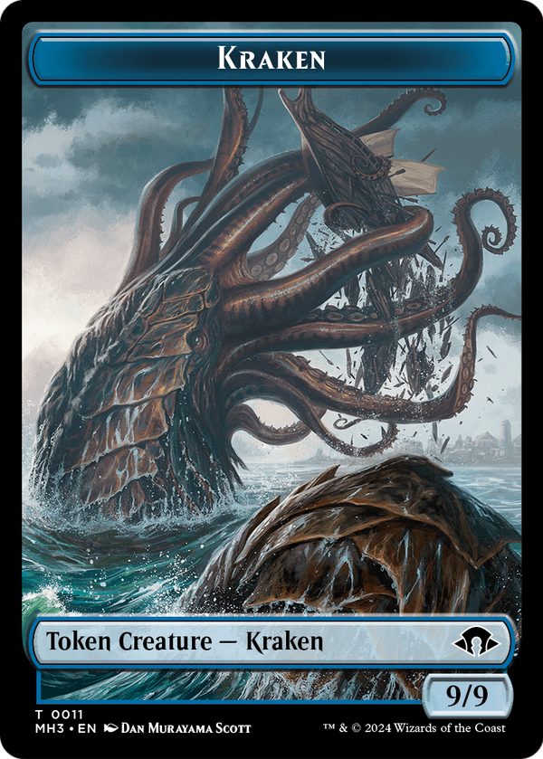 Kraken (TMH3-011) - Modern Horizons 3 Tokens