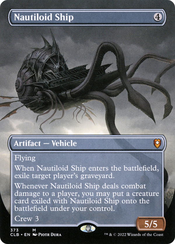 Nautiloid Ship (Borderless) (CLB-373) - Commander Legends: Battle for Baldur's Gate