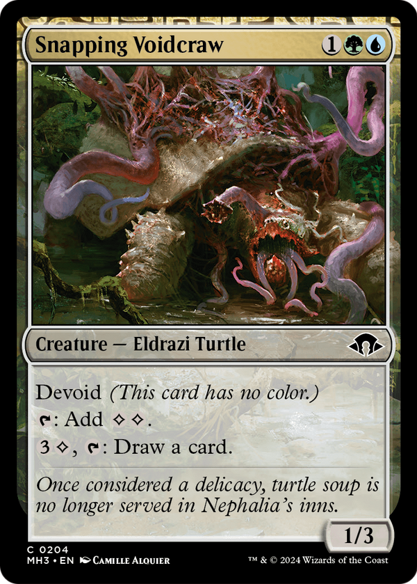 Snapping Voidcraw (MH3-204) - Modern Horizons 3: (devoid) Foil