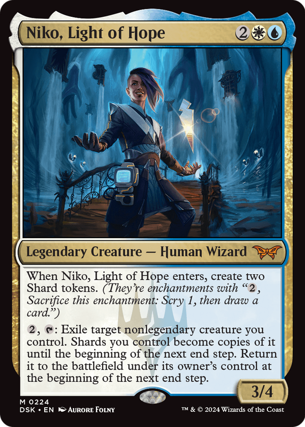 Niko, Light of Hope (DSK-224) - Duskmourn: House of Horror Foil
