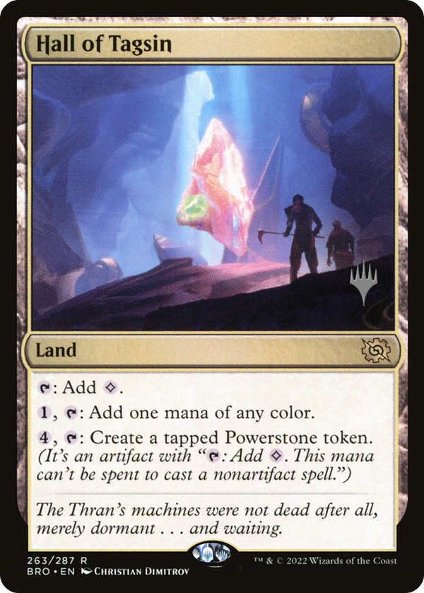 Hall of Tagsin (PPBRO-263) - The Brothers' War Promos