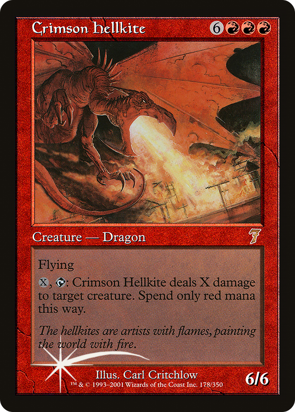 Crimson Hellkite (7ED-178★) - 7th Edition