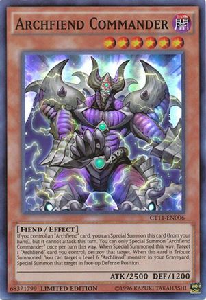 Archfiend Commander (CT11-EN006) - 2014 Mega-Tins Limited