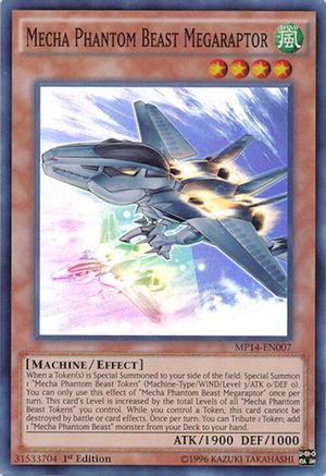 Mecha Phantom Beast Megaraptor (MP14-EN007) - 2014 Mega-Tins Mega Pack 1st Edition