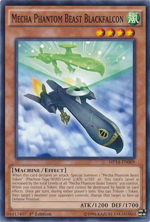 Mecha Phantom Beast Blackfalcon (MP14-EN009) - 2014 Mega-Tins Mega Pack Unlimited