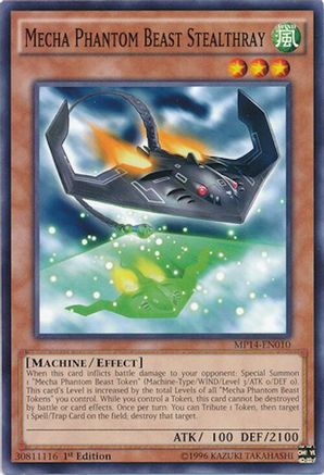 Mecha Phantom Beast Stealthray (MP14-EN010) - 2014 Mega-Tins Mega Pack 1st Edition