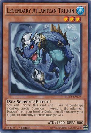 Legendary Atlantean Tridon (MP14-EN019) - 2014 Mega-Tins Mega Pack 1st Edition