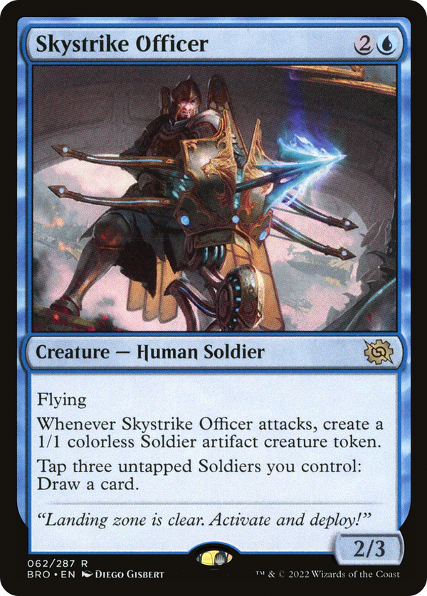 Skystrike Officer (BRO-062) - The Brothers' War Foil