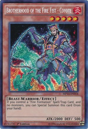Brotherhood of the Fire Fist - Coyote (MP14-EN054) - 2014 Mega-Tins Mega Pack 1st Edition