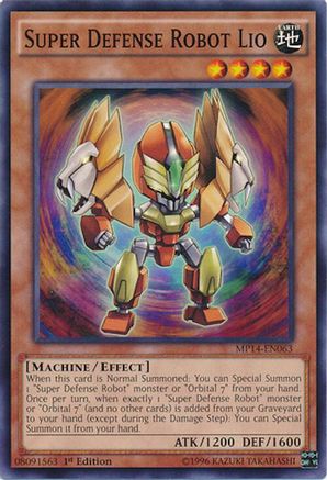 Super Defense Robot Lio (MP14-EN063) - 2014 Mega-Tins Mega Pack 1st Edition