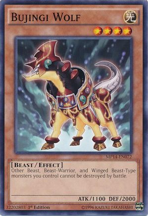 Bujingi Wolf (MP14-EN072) - 2014 Mega-Tins Mega Pack 1st Edition