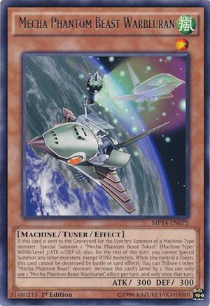 Mecha Phantom Beast Warbluran (MP14-EN075) - 2014 Mega-Tins Mega Pack 1st Edition