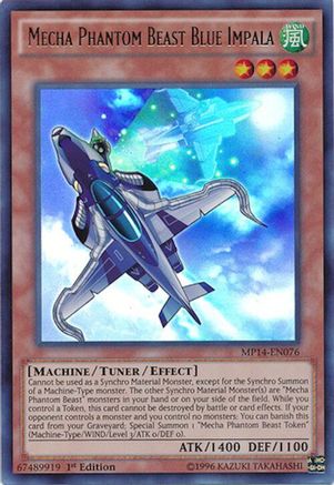 Mecha Phantom Beast Blue Impala (MP14-EN076) - 2014 Mega-Tins Mega Pack Unlimited