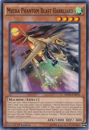 Mecha Phantom Beast Harrliard (MP14-EN078) - 2014 Mega-Tins Mega Pack 1st Edition