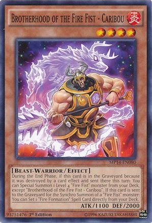 Brotherhood of the Fire Fist - Caribou (MP14-EN080) - 2014 Mega-Tins Mega Pack Unlimited