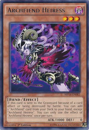 Archfiend Heiress (MP14-EN082) - 2014 Mega-Tins Mega Pack Unlimited