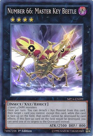 Number 66: Master Key Beetle (MP14-EN099) - 2014 Mega-Tins Mega Pack Unlimited