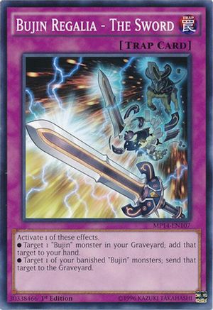 Bujin Regalia - The Sword (MP14-EN107) - 2014 Mega-Tins Mega Pack 1st Edition