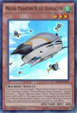 Mecha Phantom Beast Aerosguin (MP14-EN114) - 2014 Mega-Tins Mega Pack 1st Edition