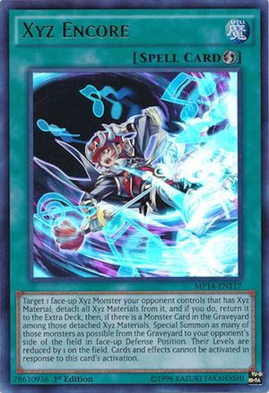 Xyz Encore (MP14-EN117) - 2014 Mega-Tins Mega Pack 1st Edition