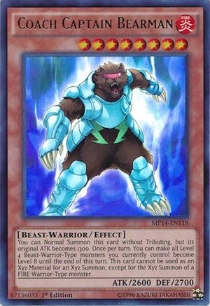 Coach Captain Bearman (MP14-EN118) - 2014 Mega-Tins Mega Pack 1st Edition