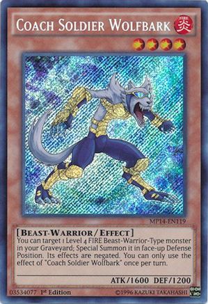 Coach Soldier Wolfbark (MP14-EN119) - 2014 Mega-Tins Mega Pack 1st Edition