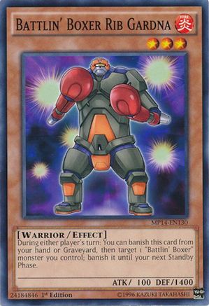 Battlin' Boxer Rib Gardna (MP14-EN130) - 2014 Mega-Tins Mega Pack Unlimited