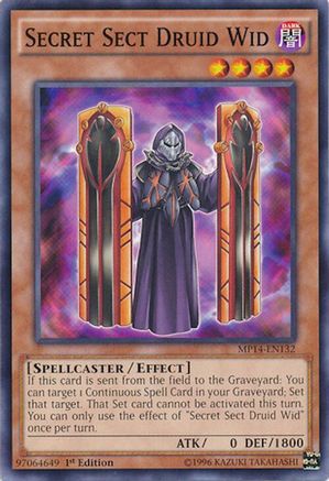 Secret Sect Druid Wid (MP14-EN132) - 2014 Mega-Tins Mega Pack 1st Edition