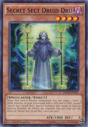 Secret Sect Druid Dru (MP14-EN133) - 2014 Mega-Tins Mega Pack Unlimited